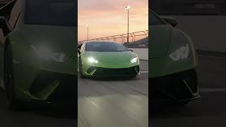🏎️ BMW M5 vs. Lamborghini: High-Speed Sunset Duel