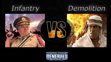 #02 - Infantry vs Demolition - AI-Scripting Tournament [ Round 1 -C&C Generals Zero Hour]