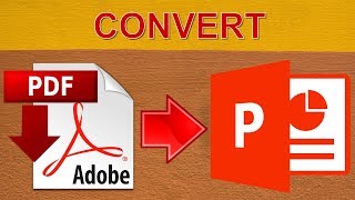 تحويل PDF إلى PowerPoint عبر الإنترنت