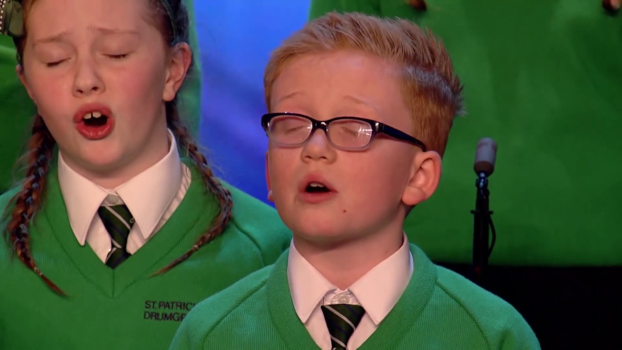 St Patrick's Junior Choir sing their hearts out Auditions Britain’s Got