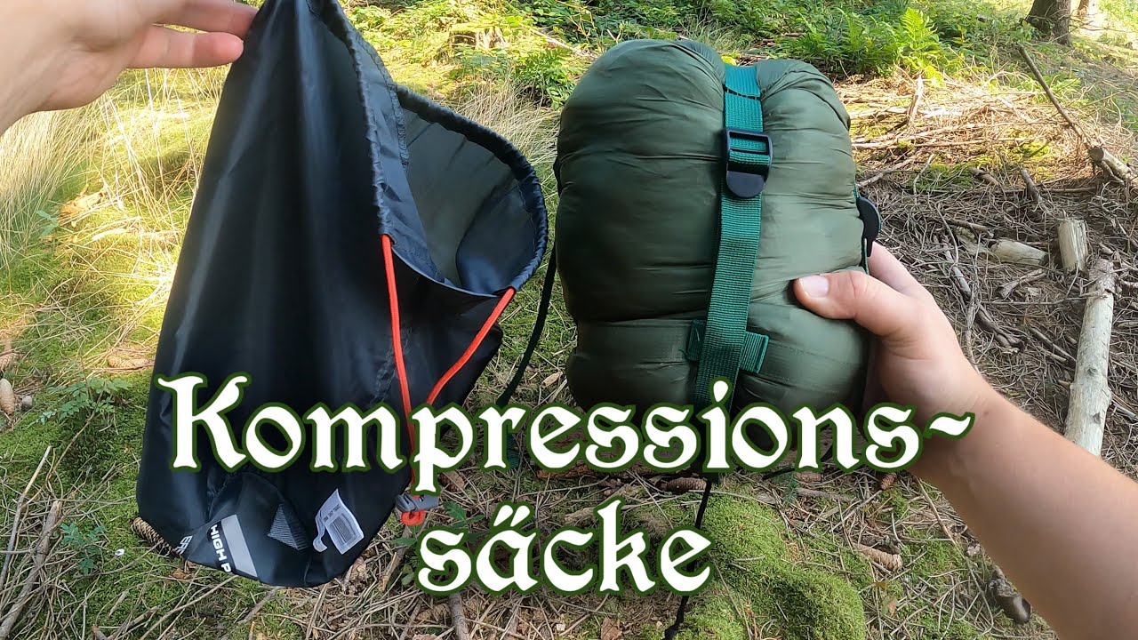 Ich habe mein PACKMAß um die Hälfte verkleinert! Was leistet ein Kompressionssack für Schlafsäcke?
