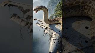 #the#giant#python#that Stopped#an#entire Rescue#mission 🐍😱 #amozon Monster Snake: TooBig for 🚁