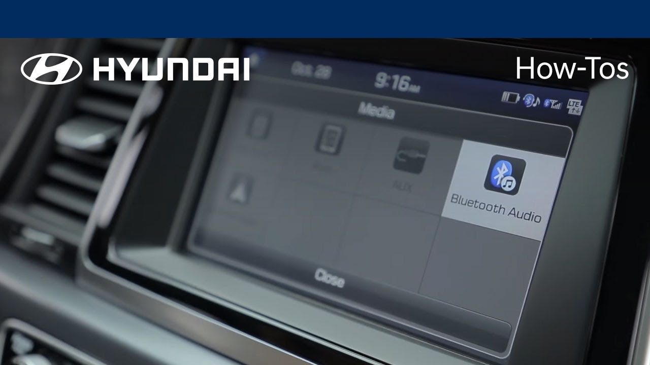 How to play music using Bluetooth® audio | Hyundai - YouTube