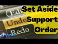 How to Set Aside a Child Support or Spousal Support Order in California Family Court (Form FL-360)