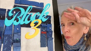 LOG CABIN BLOCKS FOR Jen Kingwell and The Quilt Show 2024 Block of The Month | Pick A Petal Block 3