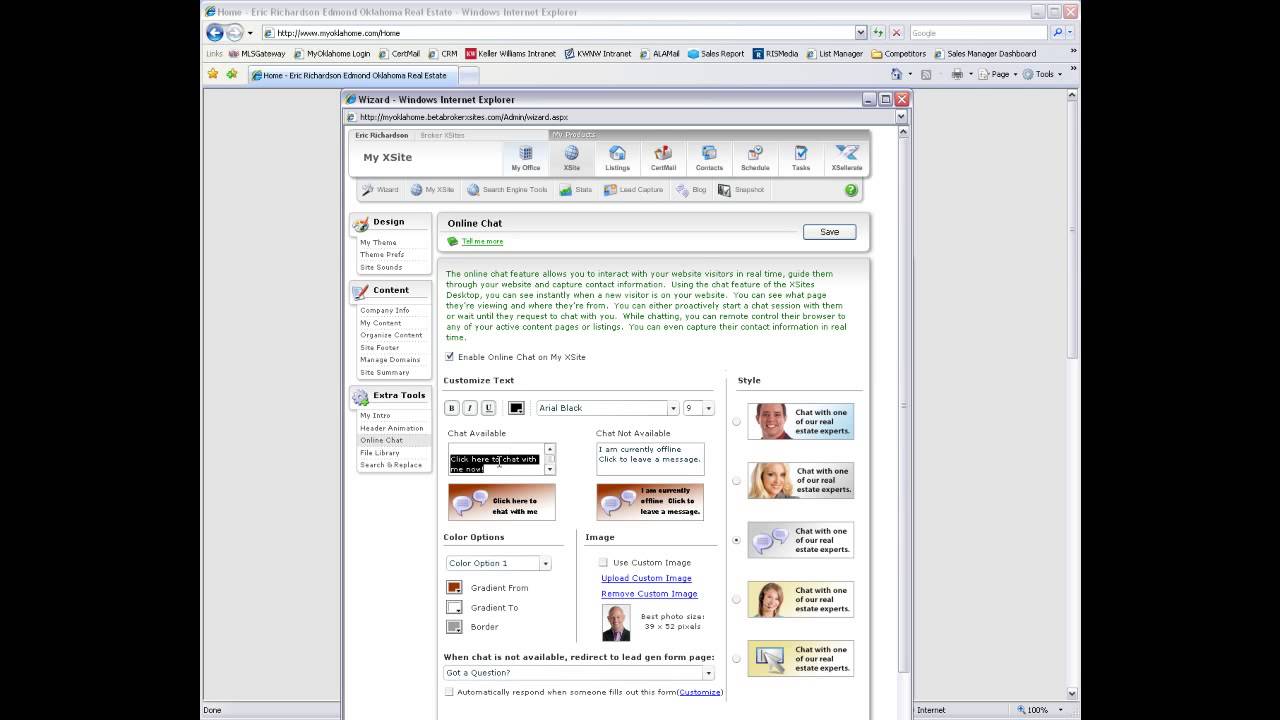 Agent XSites  XSites Desktop & Online Chat  Live chat with your XSite Visitors