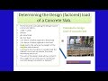 How to Calculate the Design Load ( Factored load) for a Concrete Slab Panel