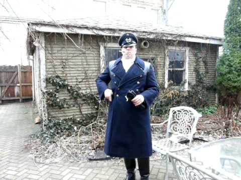 Blue Uniform Great Coat