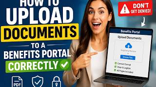 Detalles How to upload documents to a benefits portal correctly Guía