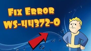 How To Fix PS4 Error WS-44372-0 - (New Method)