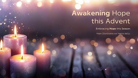 Liturgy for the Fourth Sunday of Advent, streamed from Benildus Pastoral Centre #oitclive