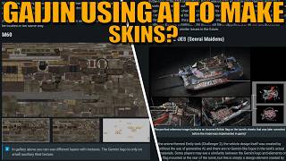 Is GAIJIN using AI to produce SKINS for the vehicles in game? - War Thunder DEV