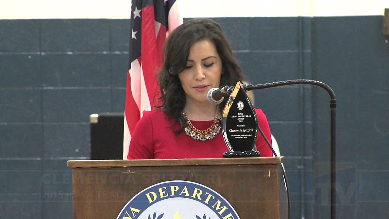 2015 Iowa Teacher of the Year - DMPS-TV News