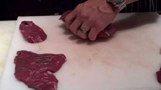 Cleaning a beef heart