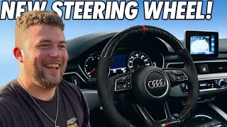I Put a $1000 Steering Wheel On My Audi S4!