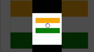 Python code to draw flag of India #shorts #viral