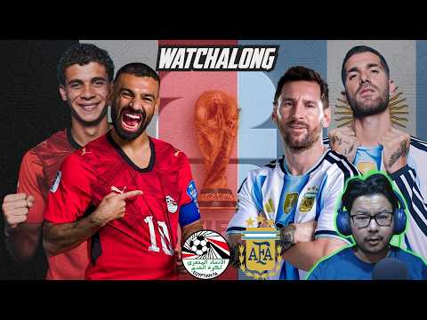 Argentina vs Egypt RO16  | FIFA World Cup LIVE WATCHALONG