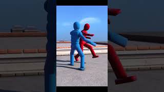 Smart AI pulls an insane punch #shorts #npc #ai #ragdoll @npcragdolls