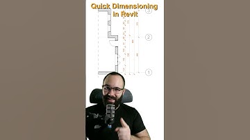 Dimensions in #revit tutorial
