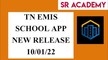 TN EMIS SCHOOL APP|NEW RELEASE|HOW TO MARK ATTENDANCE@SR ACADEMY