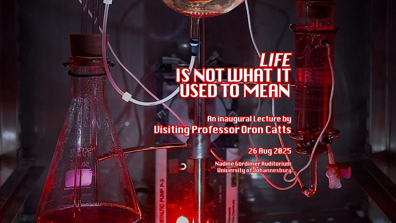 Inaugural Lecture for Prof Oron Catts's appointment as Visiting Professor in VIAD