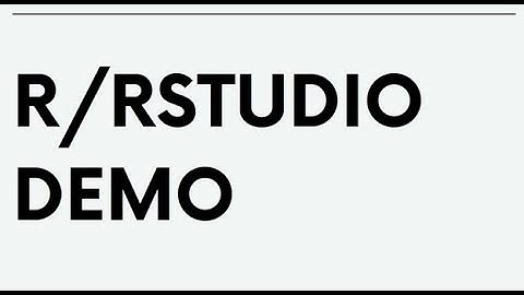 Getting Started with R and RStudio