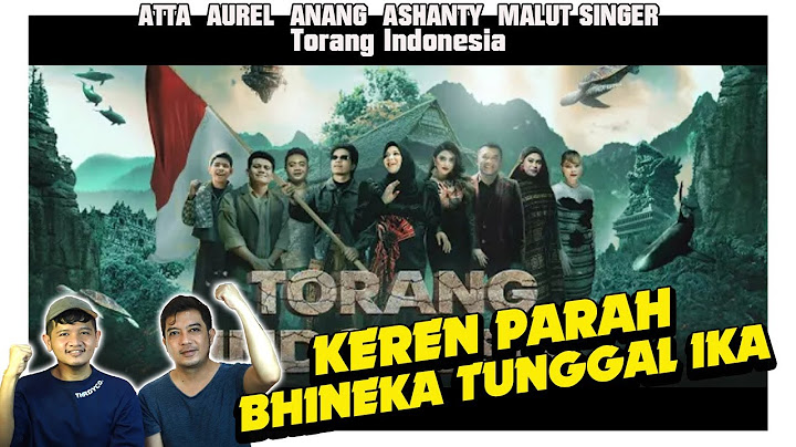 Berbeda namun tetap satu Torang Indonesia. Atta, Aurel, Anang, Ashanty, & Malut Singer. Bagus banget