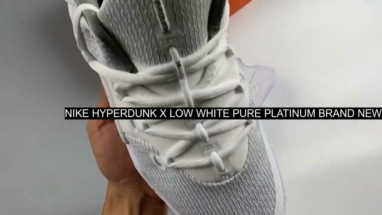 UNBOXING NOW] X Low White Platinum Brand New - YouTube