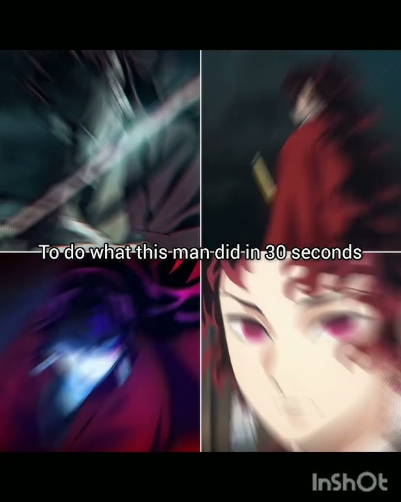 He did it in 30 seconds #demonslayer #trending #anime #yoriichi