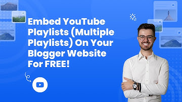 How to embed YouTube Playlists on Blogger FOR FREE? #free #embed #youtube #blogger