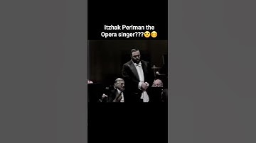 Did you know violinist Itzhak Perlman is also a singer??? #classicalmusic