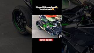 Kawasaki ninja h2r crazy look 🏍️❤️‍🔥 #shorts #biker #kawasaki #ninja #fyp