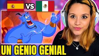 ESPAÑOLA REACCIONA a "un amigo fiel en mí" ALADDIN | LATINO VS CASTELLANO