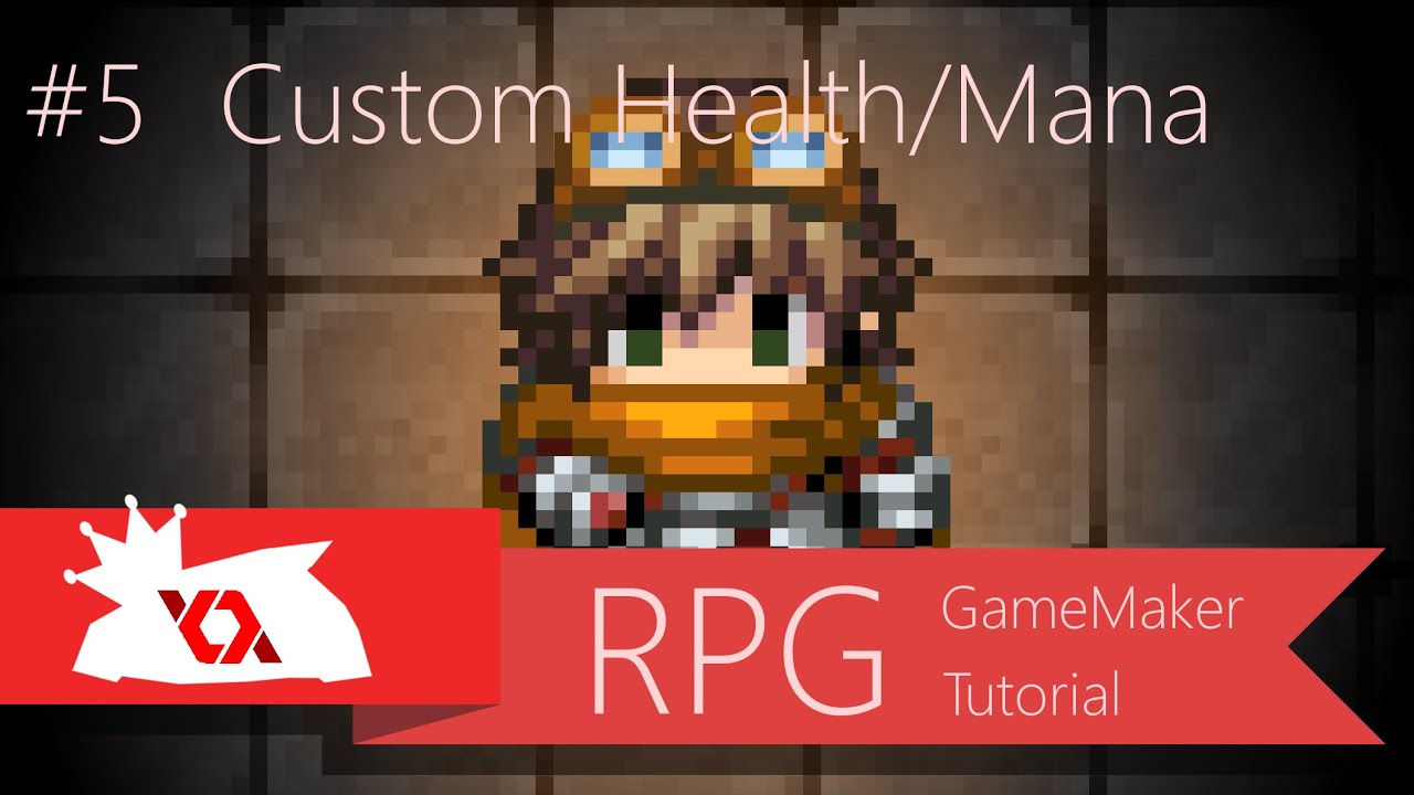 Game Maker Tutorial RPG 5 Custom Health/Mana YouTube