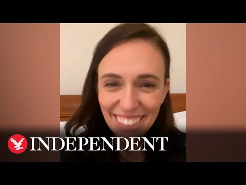 Jacinda Ardern interrupted by daughter during live event