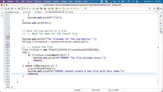 Java JEM17GA1P1g Write the sum in a new file