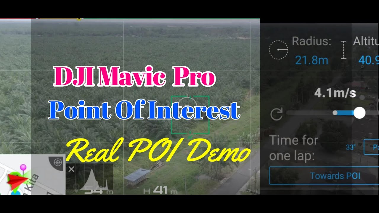 DJI Mavic Pro - Point Of Interest - Real POI Demo - YouTube