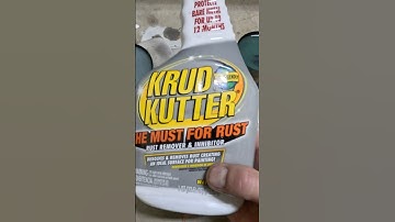 Krud Kutter is 🔥 FIRE 🔥 for non-toxic rust removal! #krudkutter #rustremoval
