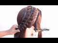 2 beautiful side braid hairstyle for gown | party hairstyle | fishtail braid | messy hairstyle