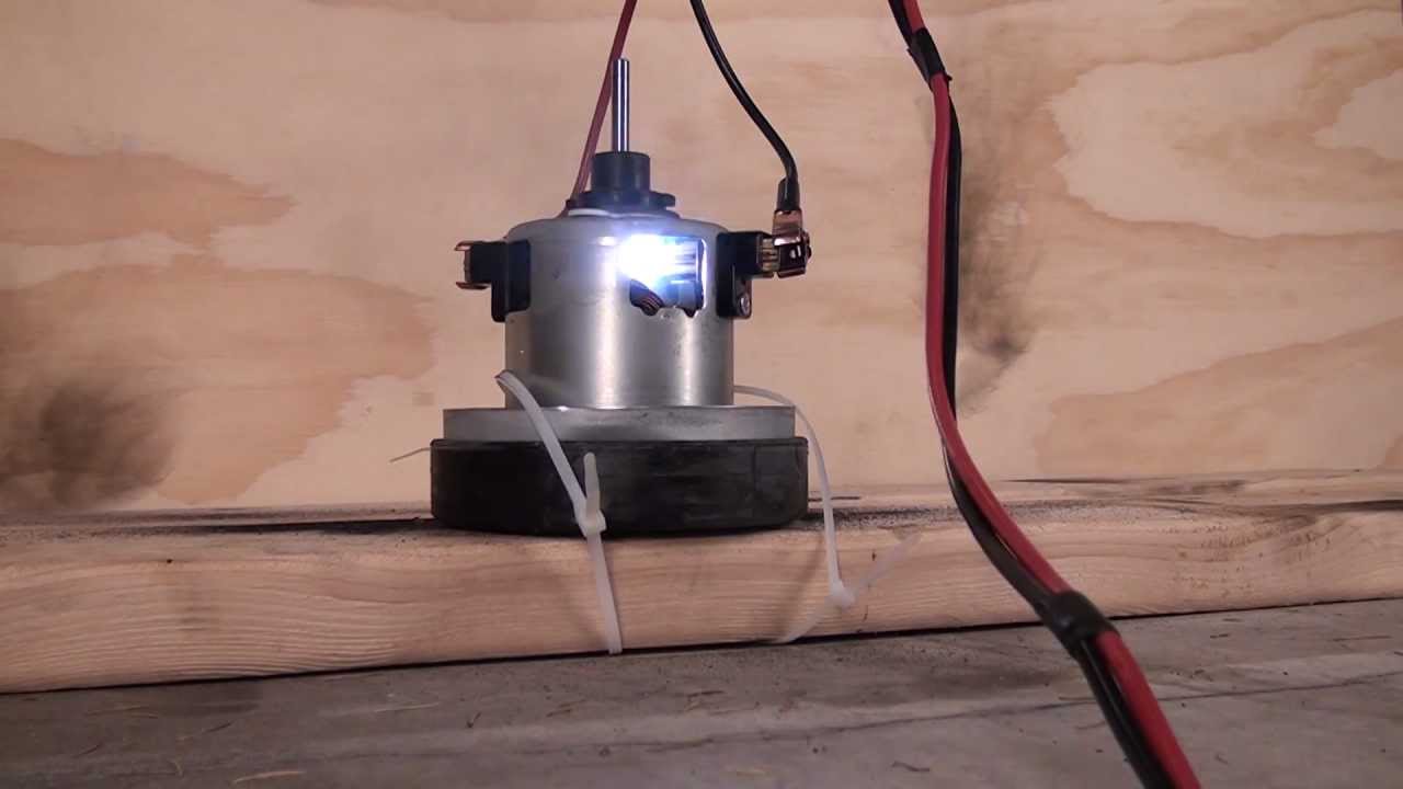 Fiery Little Vacuum Motor Burn Out YouTube