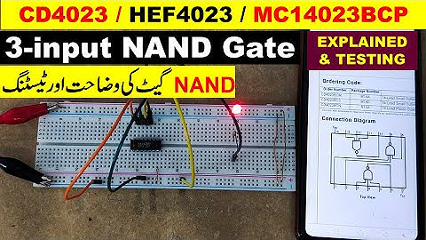 {665} CD4023 Triple 3-Input NAND Gate