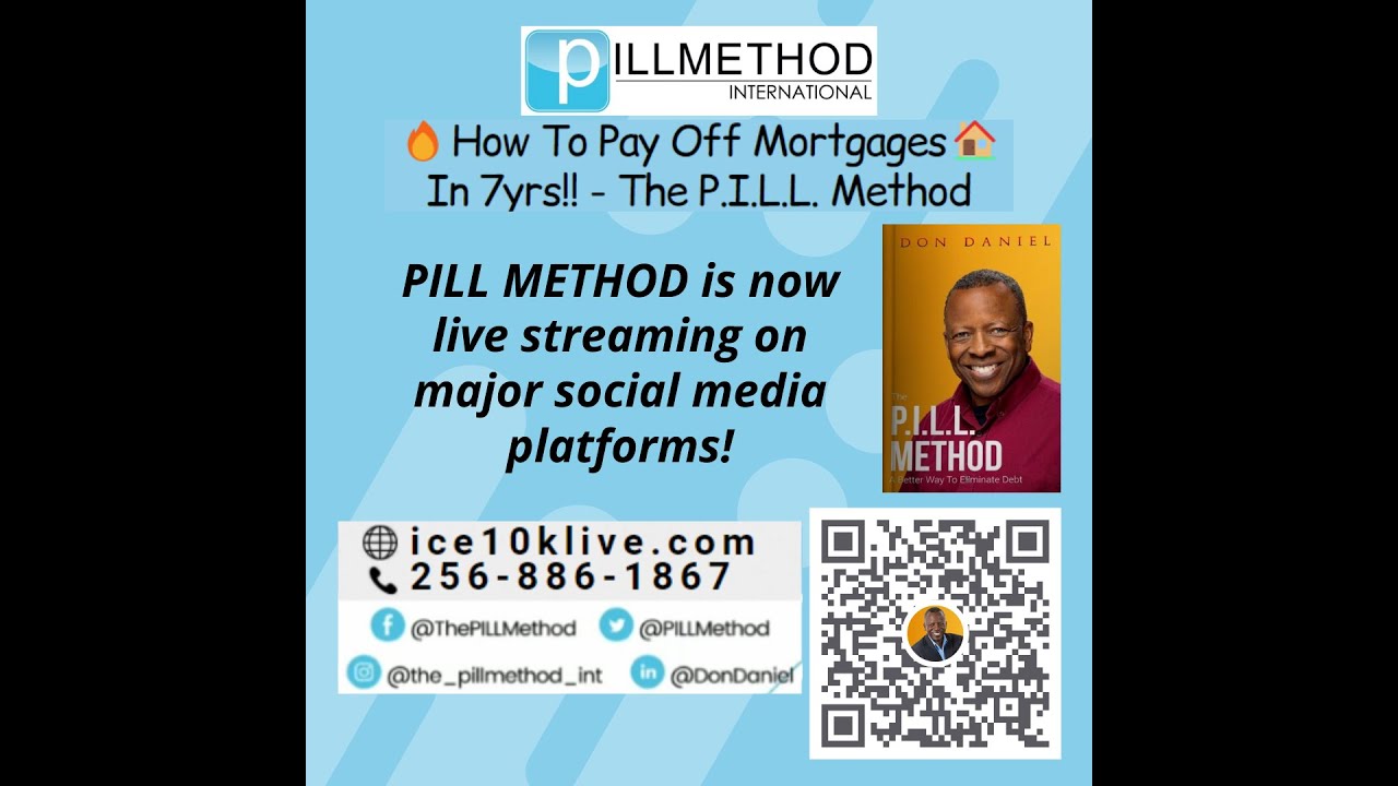 PILL METHOD IS NOW LIVE STREAMING ON MAJOR SOCIAL MEDIA PLATFORMS - YouTube