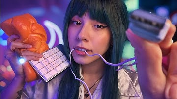 ASMR cranial nerve exam with a strange doctor 👩🏻‍⚕️🧠✨