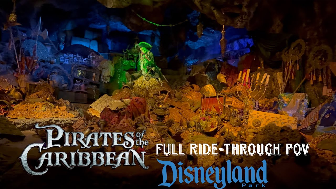 Pirates of the Caribbean Front Row Full Ride-through POV - Disneyland 70th - 1/10/26 (4k 60fps)