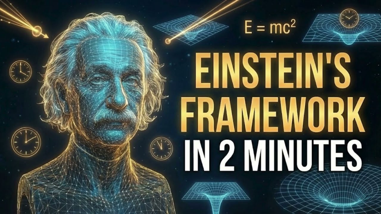 Einstein's (Light speed as a constant) framework in 2 minutes. Using the structure he was using.