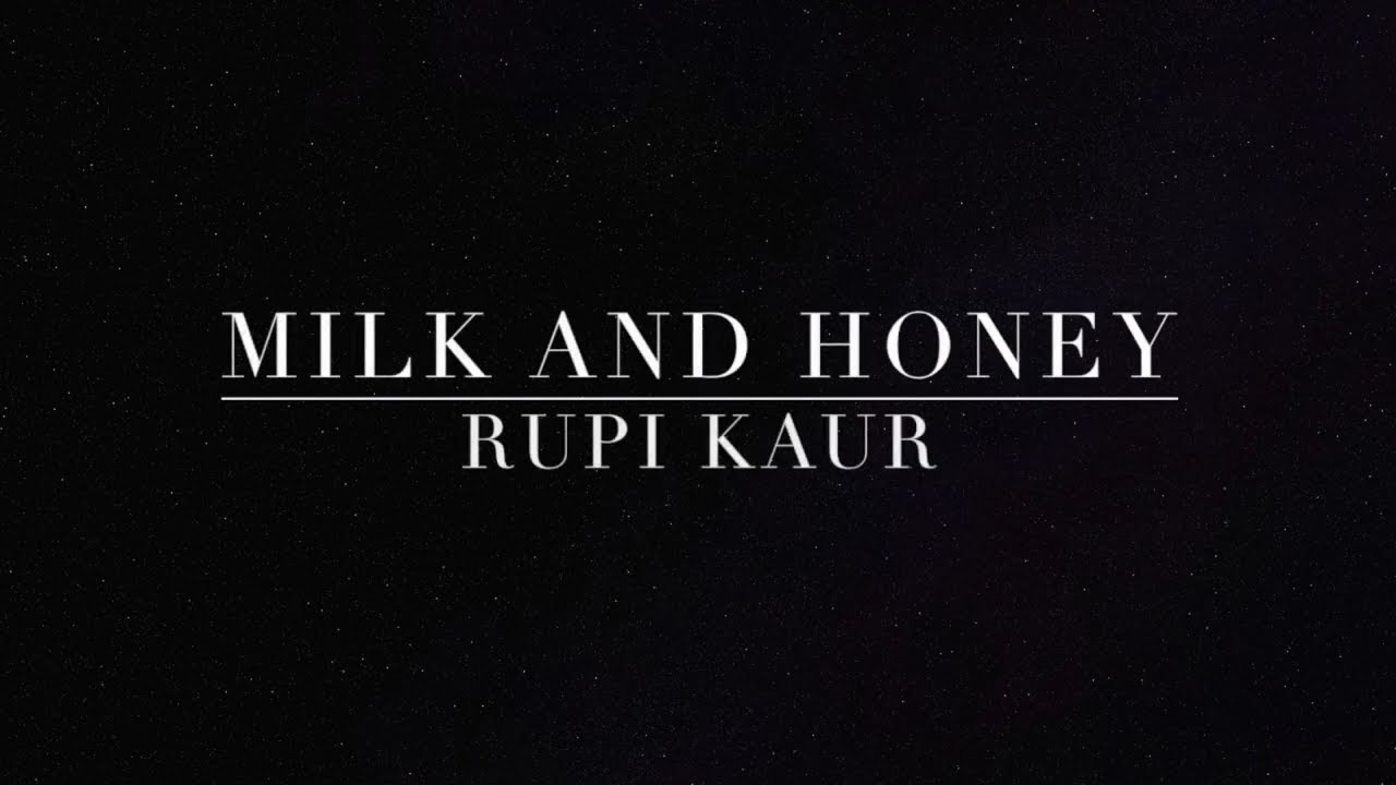 Milk and Honey Book Talk - YouTube