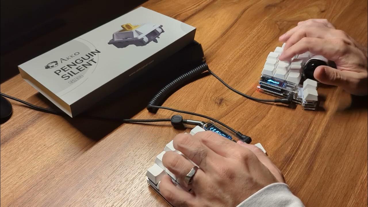 Akko Penguin Silent Key Switch Sound Test YouTube