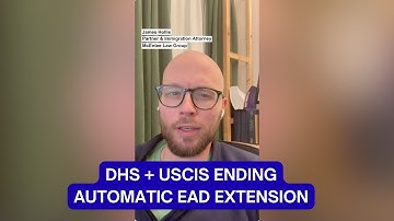 USCIS Ends Automatic EAD Extensions – What It Means for You | James Hollis, McEntee Law Group