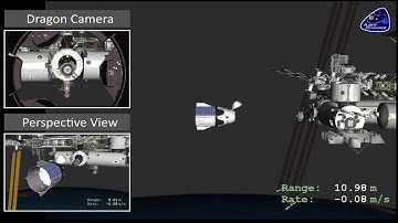 Crew Dragon DM-2 Docking Animation