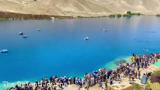 Band-e Amir's natural travertine lake, Afghanistan 2022